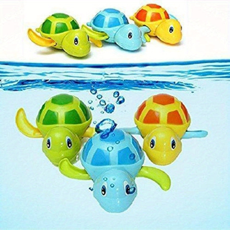 3pcs Bath Swimming Turtle Toys Water Pool Swimming Turtle Toy