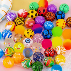 20pcs Mini Bouncy Ball Toys - Party Favors Assorted Colors