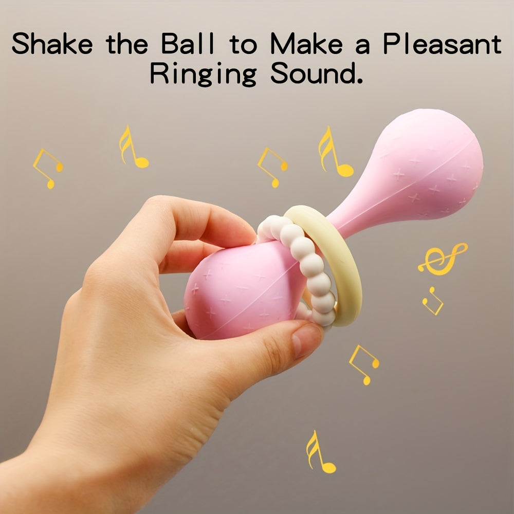 Silicone Kids Rattle Toy Set for Teething Play 0-1