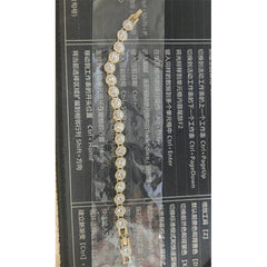 Circular Shape Bracelet For Women Engagement Gift