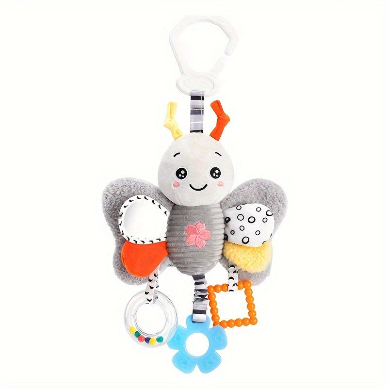 MAYAPHILOS Plush Sensory Stroller Toy for Babies