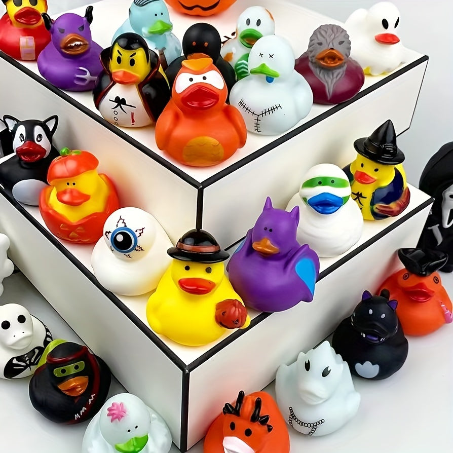 Halloween Rubber Duckies 12-24pcs Ideal for Party Favors & Decorations