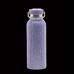 Sparkling Studded Vacuum Flask 500ml Insulated Water Bottles Travel Thermal Cups