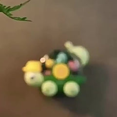 Adorable Cartoon Turtle Water Wheel Toy PVC Material