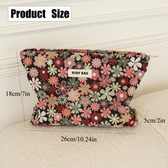Portable Large Capacity Cosmetic Bag Travel Toiletry Bag Double layer Bag