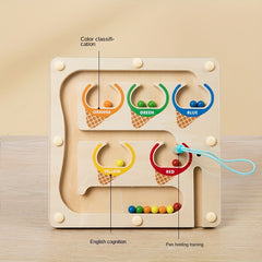 Magnetic Digital Bead Maze Toy - Logical Thinking & Cognitive Training