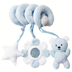 Car Seat Hanging Spiral Plush Toy for Crib