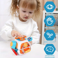 Activity Cube Toy Hand Catching Ball Educational Toy Sensory Fine Motor Skills