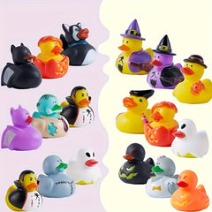 Halloween Rubber Duckies 12-24pcs Ideal for Party Favors & Decorations