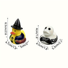 Halloween Rubber Duckies 12-24pcs Ideal for Party Favors & Decorations