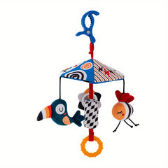 Plush Umbrella Wind Chime Bed Bell Stroller Pendant Comfort Toy