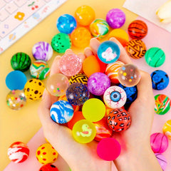 20pcs Mini Bouncy Ball Toys - Party Favors Assorted Colors
