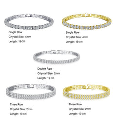 Green Crystal Friendship Bracelet with Zircon Charm