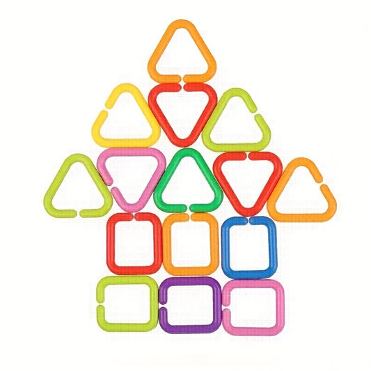 Geometric Chain Buckle Toy for Cognitive Development - Christmas Gift