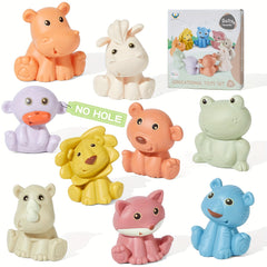 9pcs Animals Bath Toys Mold Bathtub Float Toy