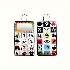 Foldable Polyester Mirror Toy Orange Mixed Red Car Back Seat Decor