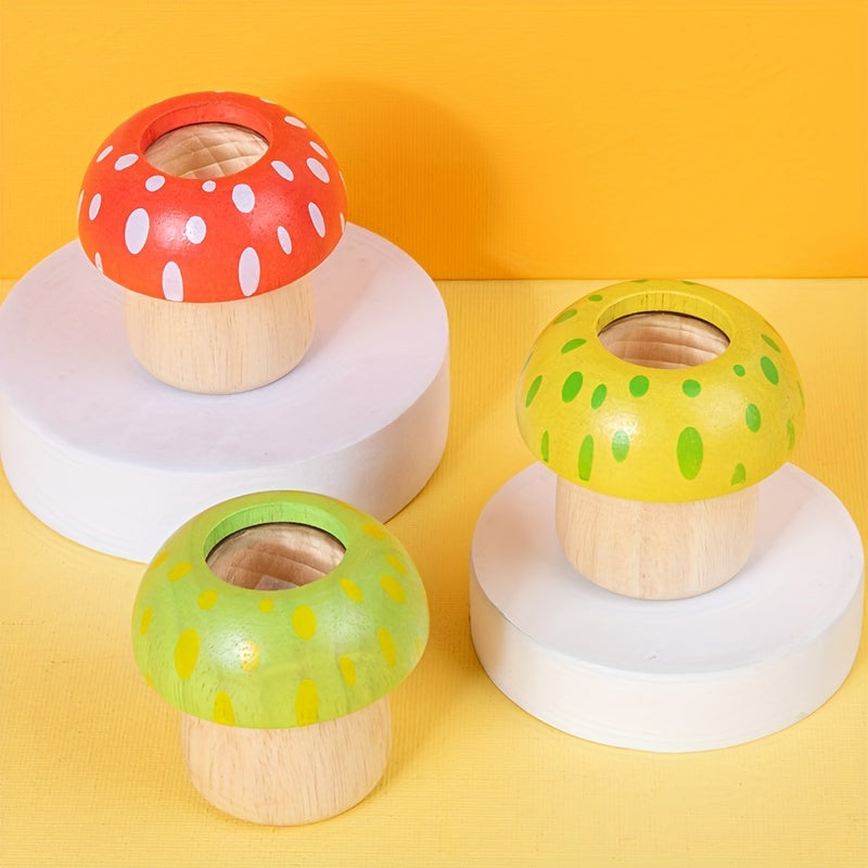Colorful Mushroom Kaleidoscope Toy Early Education Toy
