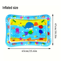Whale Pat Pad Tummy Time Water Mat - Halloween Christmas Gift