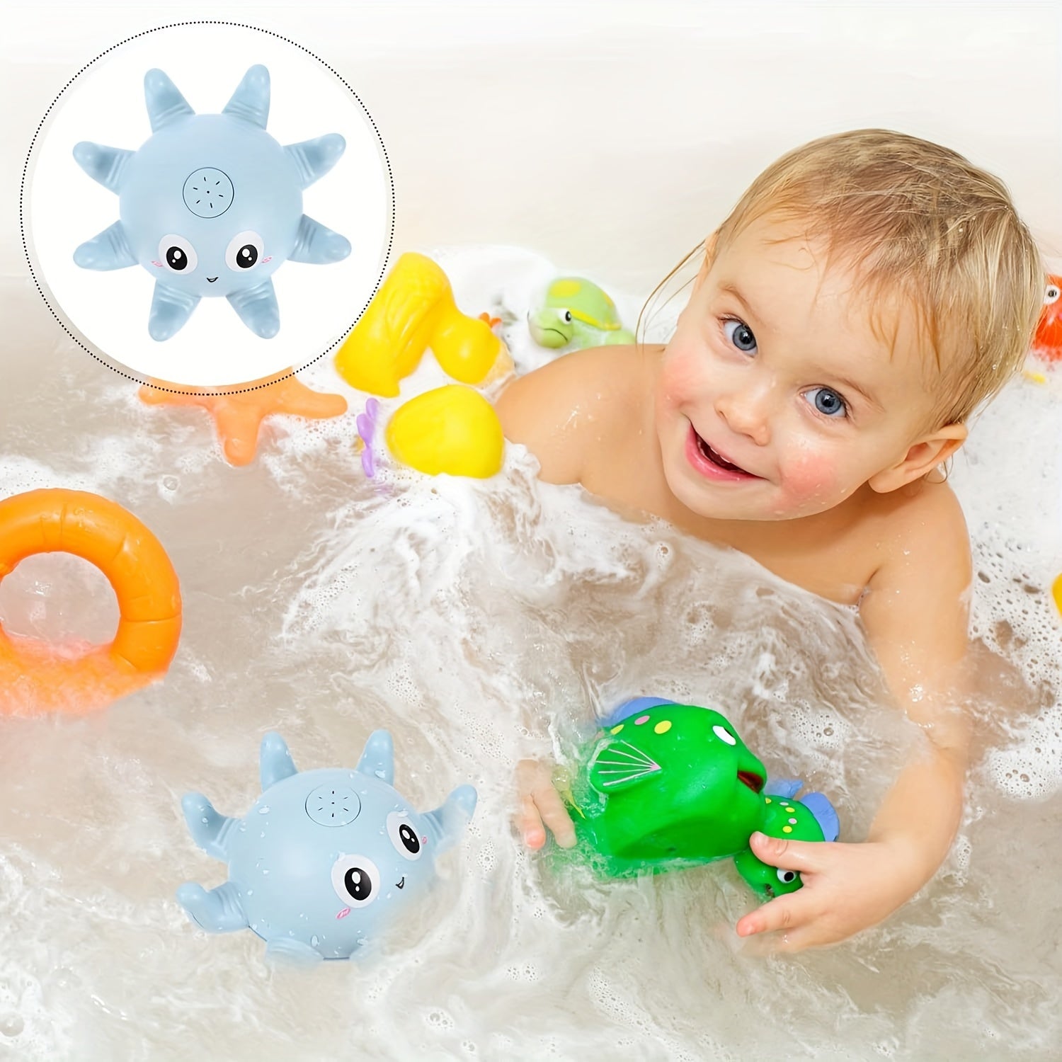 Splash Buddy Interactive Light Up Water Spray Bathtub Toy
