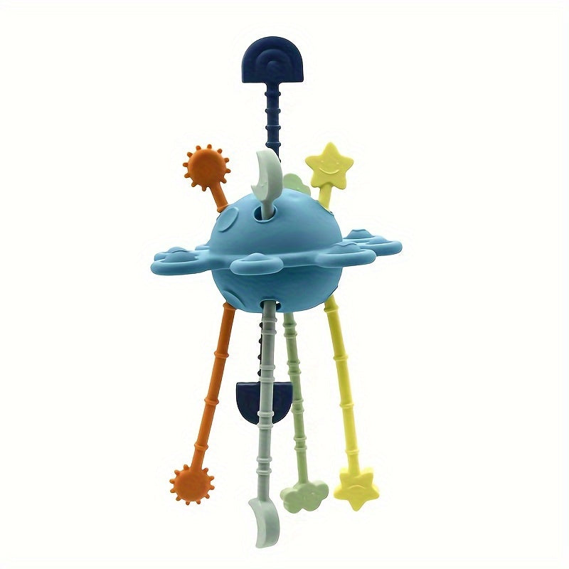 Silicone Pull String Activity Toys for Babies 0 Months