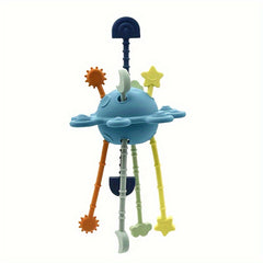 Silicone Pull String Activity Toys for Babies 0 Months