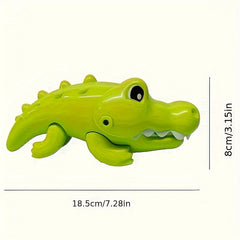 Interactive Crocodile Bath Toy with 4 Mini Fish Fun Bathroom Play Set