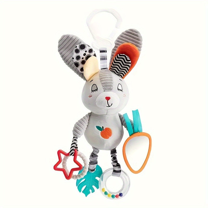 MAYAPHILOS Plush Sensory Stroller Toy for Babies