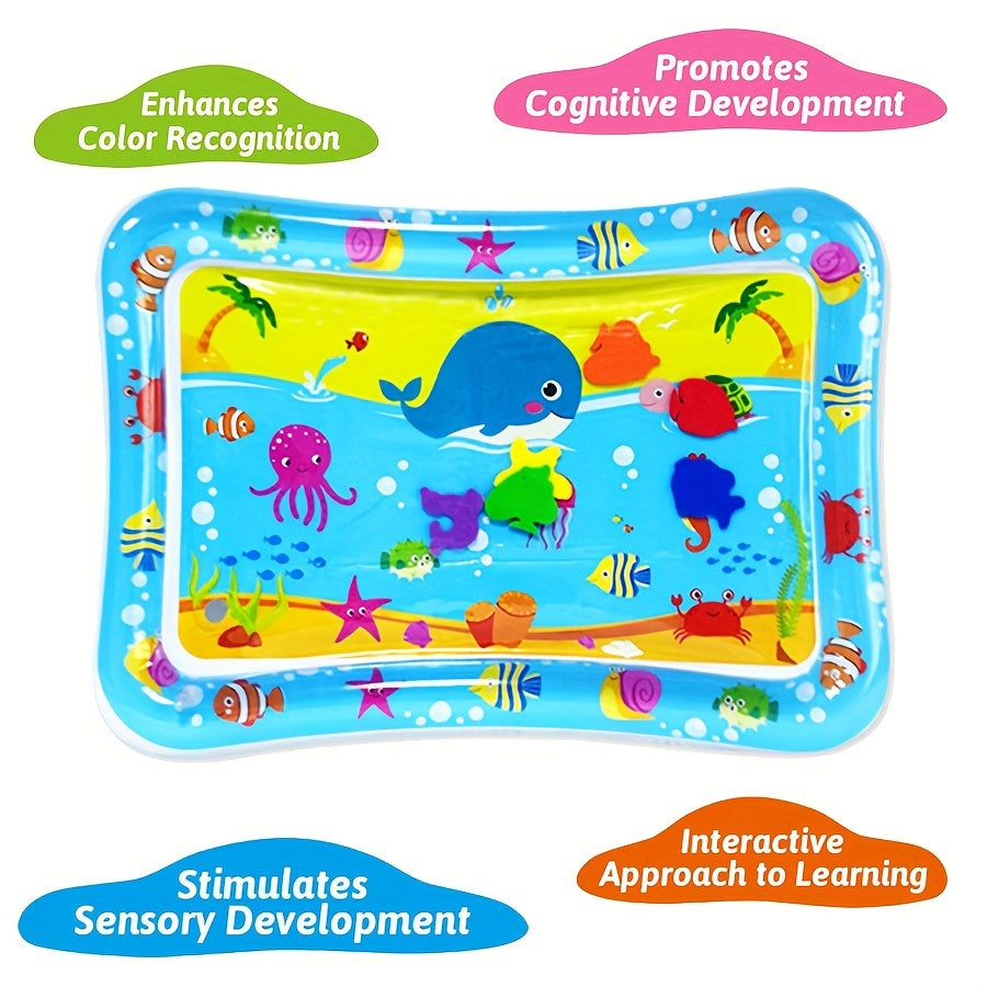 Whale Pat Pad Tummy Time Water Mat - Halloween Christmas Gift