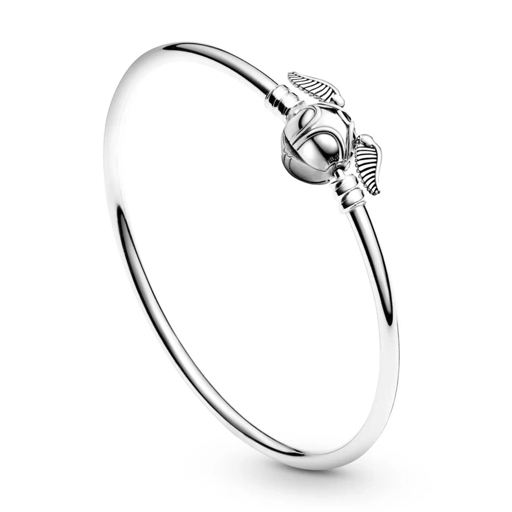 925 Sterling Silver Golden Snitch Bracelet Jewelry