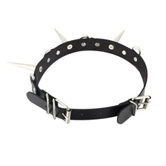 Leather Snap Choker Collar Extender - Necklace Extension Buckles
