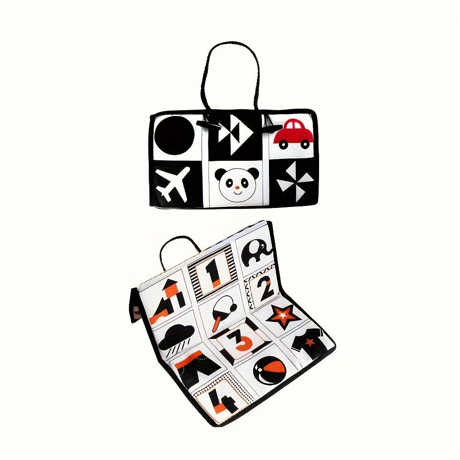 Foldable Polyester Mirror Toy Orange Mixed Red Car Back Seat Decor