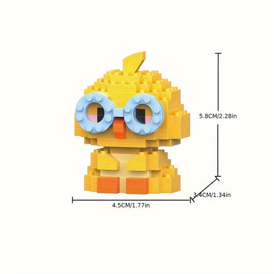 2" Mini Animal Building Blocks Set - Desk Decor & Gift Idea - Mixed Colors