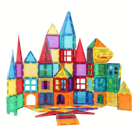 Magnetic 3D Building Blocks Set for Boys & Girls